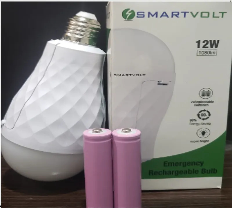 Smartvolt 12w Double Battery Emergency LED Bulb