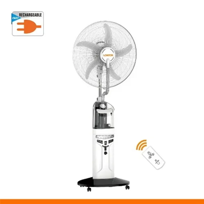 Lontor  Rechargeable Ac/Dc Water Mist Fan 16"