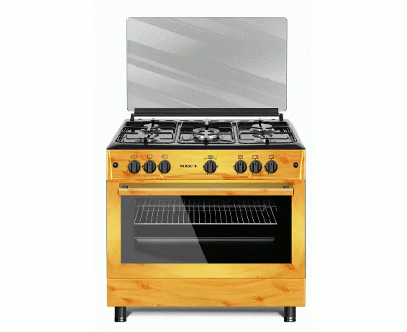 MAXI 60*90 PIPE STANDING GAS COOKER (5B) wood