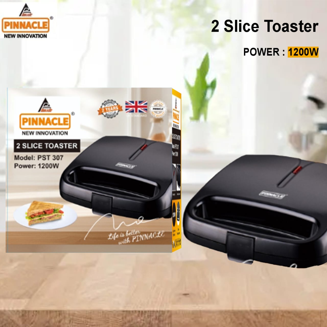 Pinnacle 2 Slice Toaster